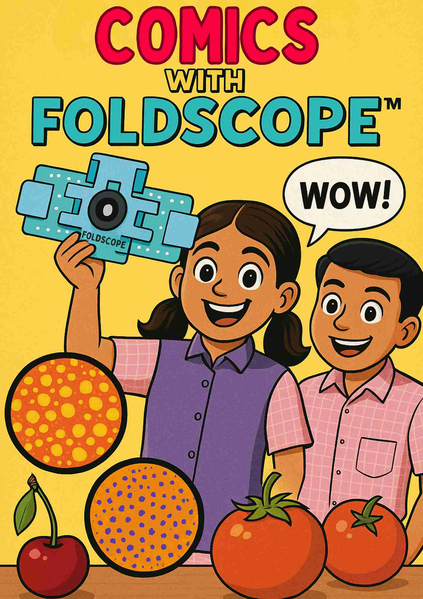 Comics with FOLDSCOPE